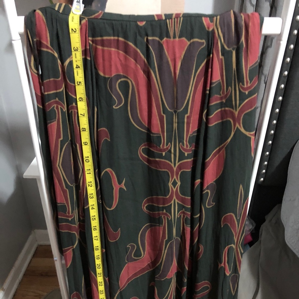 Free People grey/brick/gold maxi dress .szM